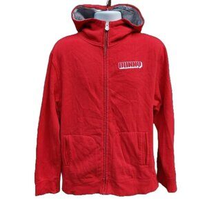 Rare Y2k Men's Kidrobot Red Full Zip 'Dunny' Embroidered Bunny Art Hoodie. Sz M
